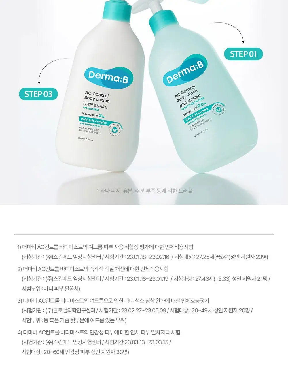 [등드름개선/흔적]더마비 AC컨트롤 바디미스트 200ml 상세페이지 34